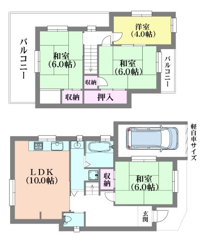 鈴蘭台東町3丁目貸家
