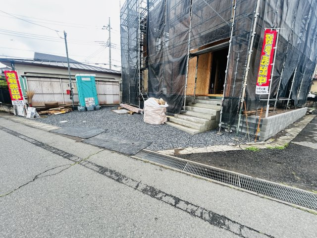 新築　高崎市金古町第17　クレイドルガーデン　１号棟の駐車場|現地写真　駐車スペースは並列2台分可能です！
