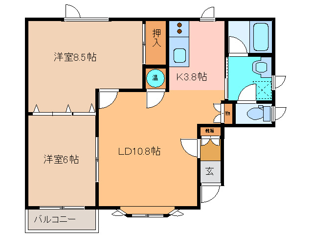 サンセミヨンの間取り