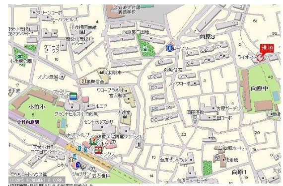 ライオンズマンション小竹向原第二の地図
