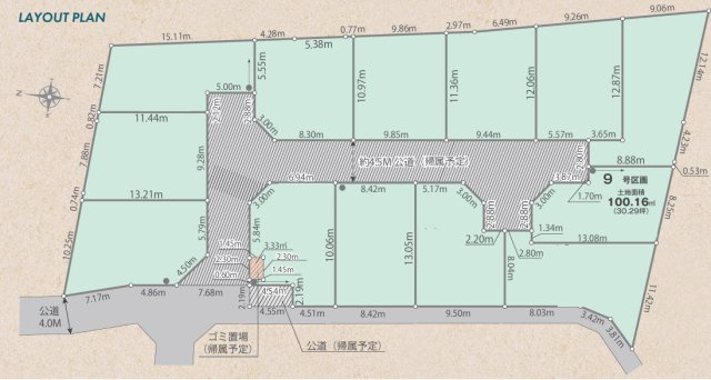 【土地図】 | 綾瀬市蓼川３丁目　売地　全13区画【仲介手数料無料】