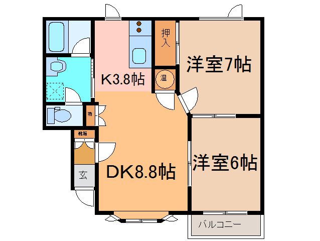 サンセミヨンの間取り