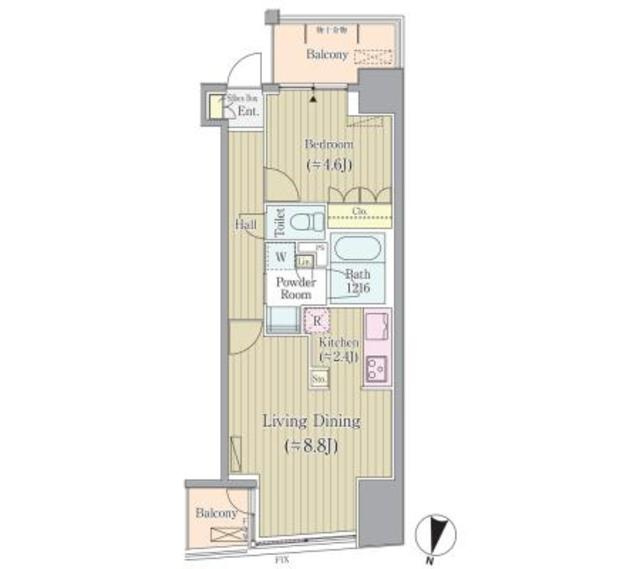 リンデンコート市ヶ谷の間取り|リンデンコート市ヶ谷 