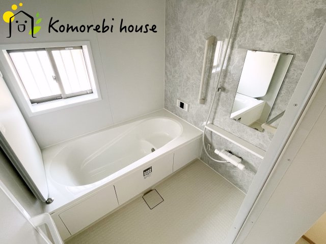 第3　伊奈町小室　新築一戸建て　ハートフルタウン　Hの浴室|日々の疲れを癒すお風呂付です