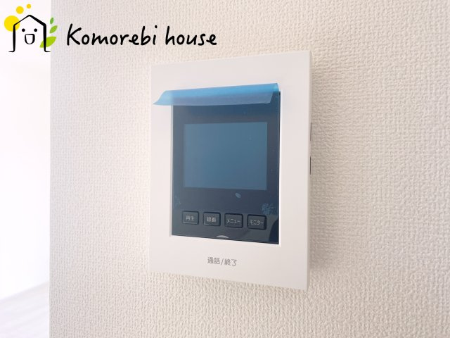第3　伊奈町小室　新築一戸建て　ハートフルタウン　Hの防犯設備|モニター付インターホンです