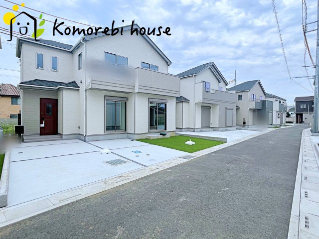 第3　伊奈町小室　新築一戸建て　ハートフルタウン　Iの前面道路含む現地写真|前面道路含む現地写真です