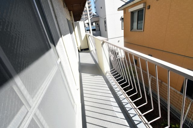 清和マンションのバルコニー