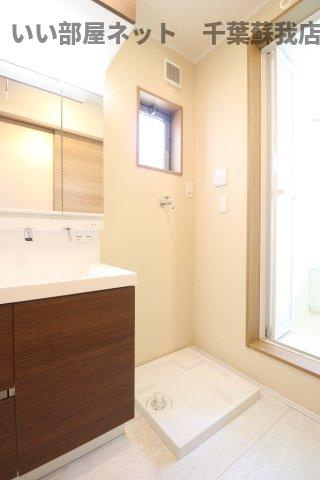 あすなろ市場町の洗面所|洗濯機置場