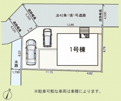 【区画図】 | 【仲介手数料０円】平塚市公所第20　新築一戸建て | 平塚市公所第20　新築一戸建て