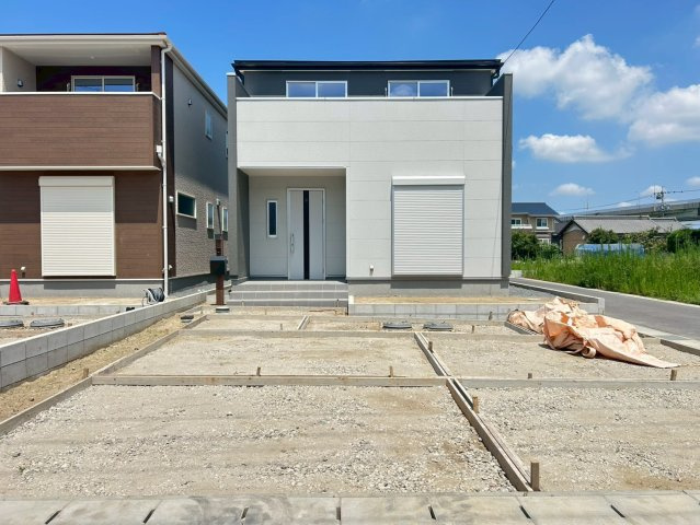 リーブルガーデン　一宮市丹陽町九日市場第5　全2区画分譲の外観|「現地（2026年7月3日）撮影」　
■外観写真　
■ヤマダ不動産　株式会社リライフ　