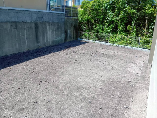 【庭】 | 沼津市下香貫01期 新築建売分譲住宅 建物＋土地 TW06149 | 沼津市下香貫塚田　1号棟　庭　※令和8年7月9日撮影写真