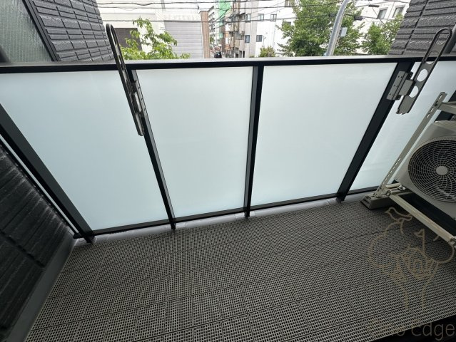 内代レジデンスノースのバルコニー