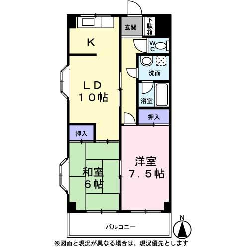白樺の間取り