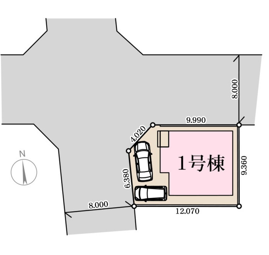 【新築戸建】前橋小相木町第6の区画図|■区画図