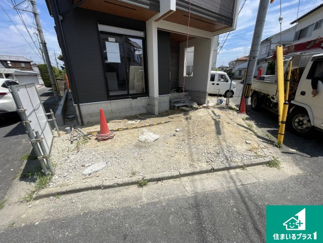 木津川市木津南後背　第5期　新築一戸建ての外観|現在の進捗状況です！順調に作業進行中、完成が待ち遠しいです！詳細の間取り等、お気軽にお問い合わせください！