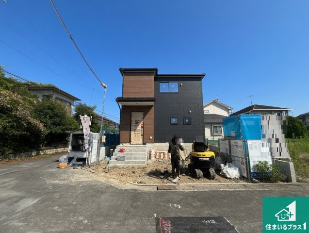 草津市西矢倉　新築一戸建ての外観|現在建築中！落ち着いた街並みで新生活を始めることが出来そう！周辺の物件も併せてご紹介させて頂きます！