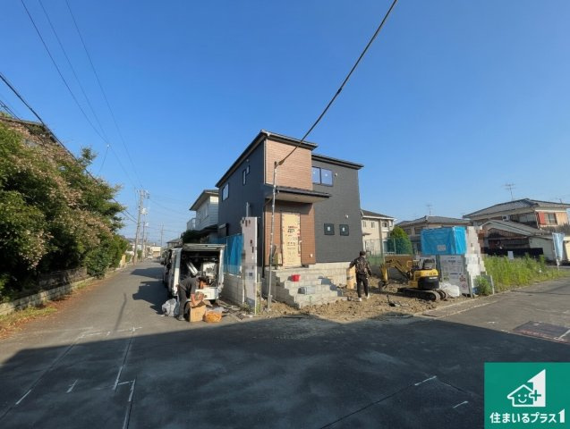 草津市西矢倉　新築一戸建ての外観|現在建築中！落ち着いた街並みで新生活を始めることが出来そう！周辺の物件も併せてご紹介させて頂きます！