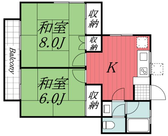 【間取り】 | 松本ハイツ