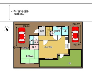 千葉市花見川区千種町の区画図