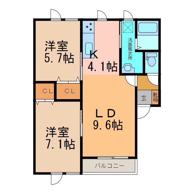 アクティブ2007の間取り