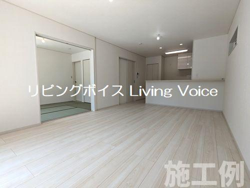 【仲介手数料０円】相模原市中央区田名　新築一戸建て　全3棟の居間・リビング|【仲介手数料０円】相模原市中央区田名　新築一戸建て　全3棟