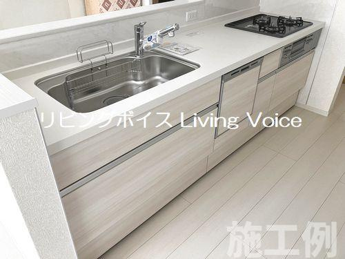 【キッチン】 | 【仲介手数料０円】相模原市中央区田名　新築一戸建て　全3棟 | 【仲介手数料０円】相模原市中央区田名　新築一戸建て　全3棟