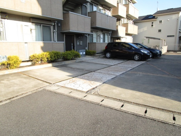 ソレイユⅡの駐車場