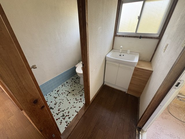 中古戸建の洗面所