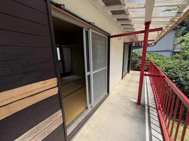 中古戸建のバルコニー