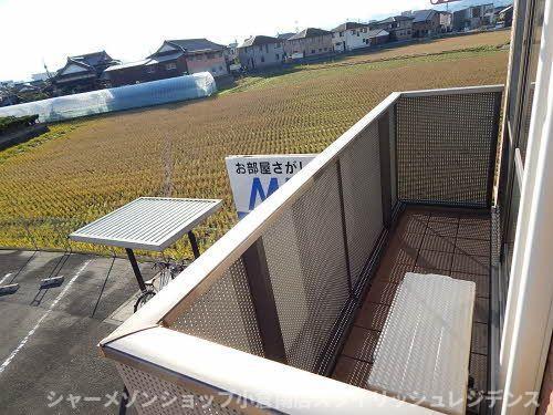 メゾン　エクレールのバルコニー
