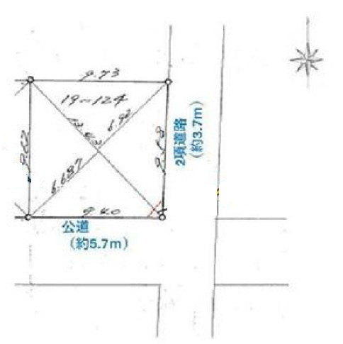 【土地図】 | 小金井市東町2丁目　売地　全1区画