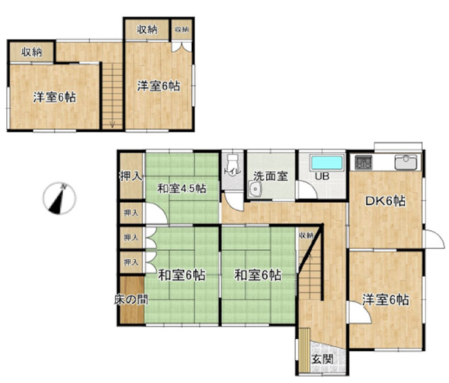 【間取り】 | 桶川市大字加納　中古戸建