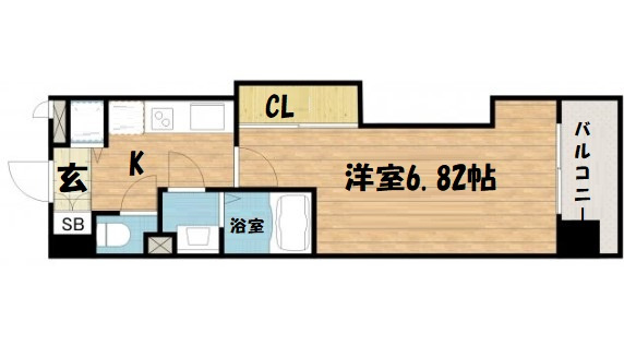 【間取り】 | Luxe難波西Ⅲ
