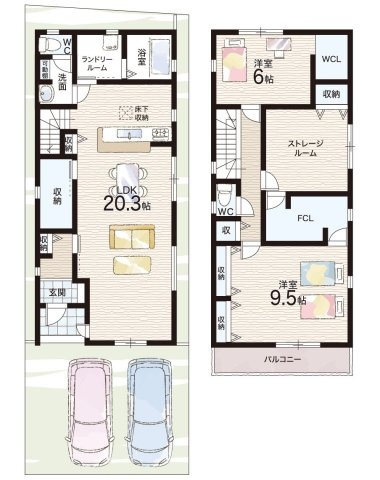 ●29(土)30(日)現地案内可能！　大和郡山市柳　の間取り|1号地