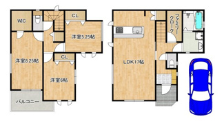 【間取り】 | 北余部　新築一戸建
