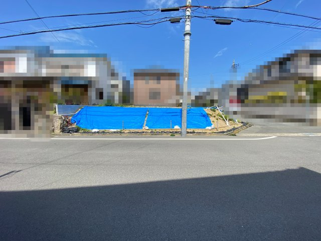 明石市松が丘5丁目　土地の前面道路含む現地写真