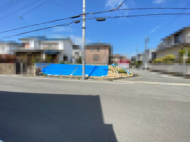 明石市松が丘5丁目　土地の前面道路含む現地写真