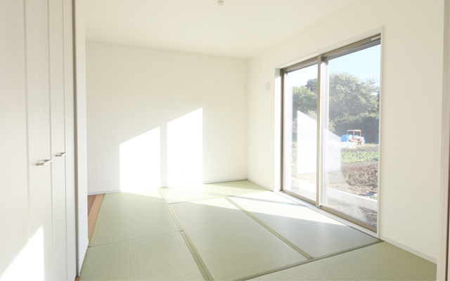 【いわき市錦町】　1号棟　※必ずもらえる選べるキャンペーン実施中！の和室|□■和室の写真です■□■　
ご家族のお昼寝スペースとしても活躍しそうです。