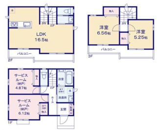 【間取り】 | さいたま市見沼区東大宮６丁目　新築分譲住宅