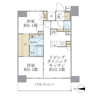 【間取り】 | デュオフラッツ葛西