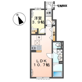 【間取り】 | 仮）牛久市田宮町新築アパート