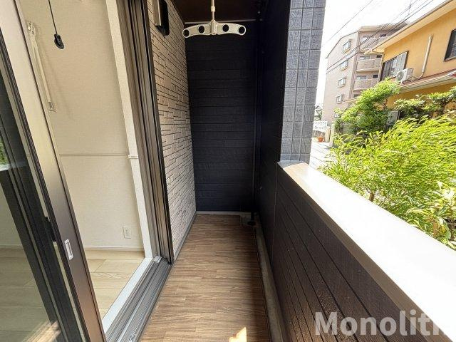 アーイラみなみ菅原町のバルコニー