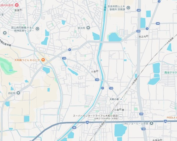 ●29(土)30(日)現地案内可能！　大和郡山市小泉町　全2邸の地図