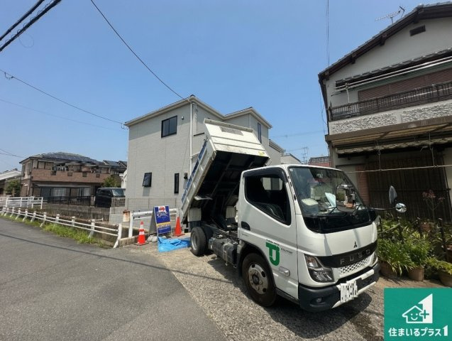 ●大和郡山市小泉町　第24期　新築一戸建ての外観|現在の進捗状況です！順調に作業進行中、完成が待ち遠しいです！詳細の間取り等、お気軽にお問い合わせください！