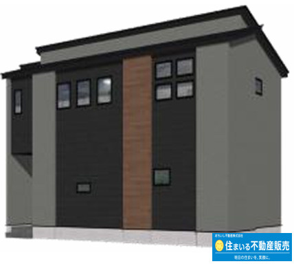 福岡市東区香椎３丁目５期　１号棟の外観パース