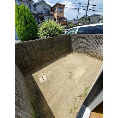 【バルコニー】 | サンビレッジ桜丘　D | 開放的で明るい空間を演出してくれるバルコニーです