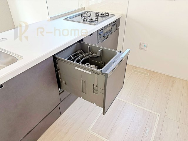 守谷市松ケ丘5丁目1期　新築戸建て　2号棟の設備|ビルトイン食器洗い乾燥機付き！とってもラクラク嬉しい時短アイテムです♪