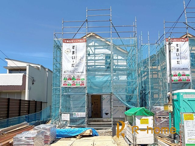 守谷市松ケ丘5丁目1期　新築戸建て　2号棟の外観|ご予約を頂ければ、『平日』はもちろん『早朝』や『夜間』もご見学可能です♪お気軽にお申し付けください♪