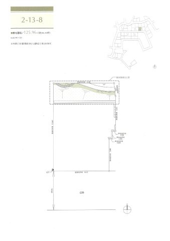 横浜市青葉区大場町土地　区画２の土地図