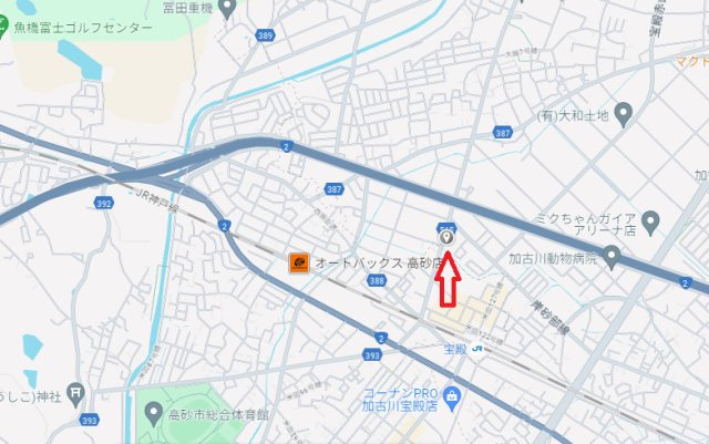 デュオプレステージ・フォンテーヌ宝殿　4階の地図
